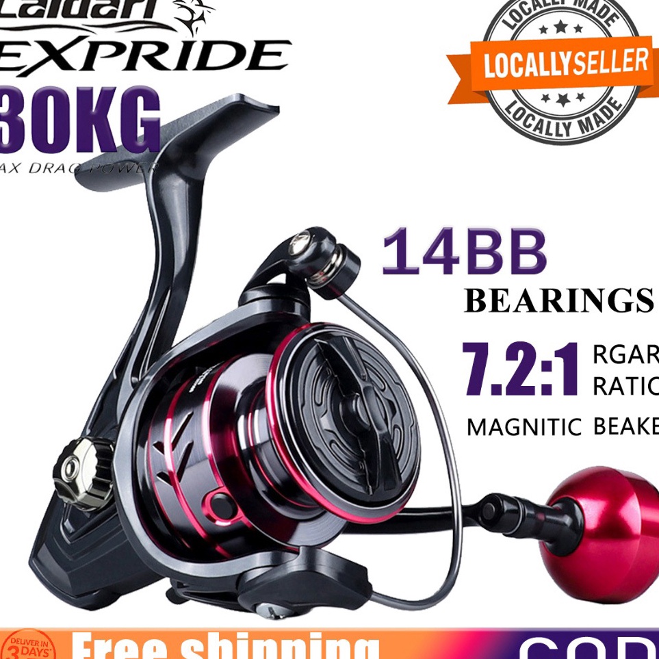 Reel Spinning POWER HANDLE Super Halus Kualitas Import Dengan Drag maksimum 15kg Reel Spinning Reel 