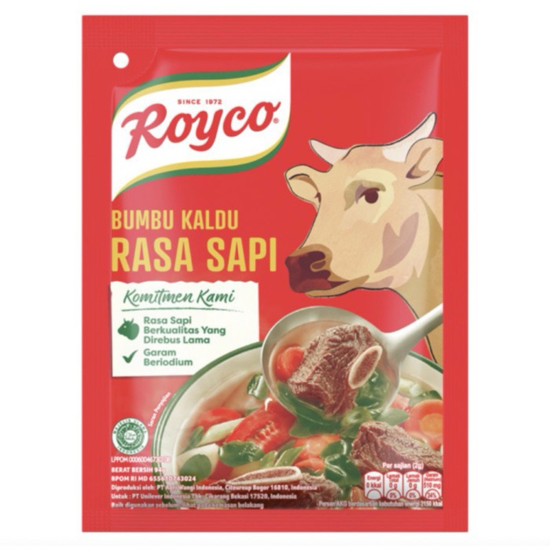 

Royco Penyedap Rasa Kaldu Ayam / Kaldu Sapi