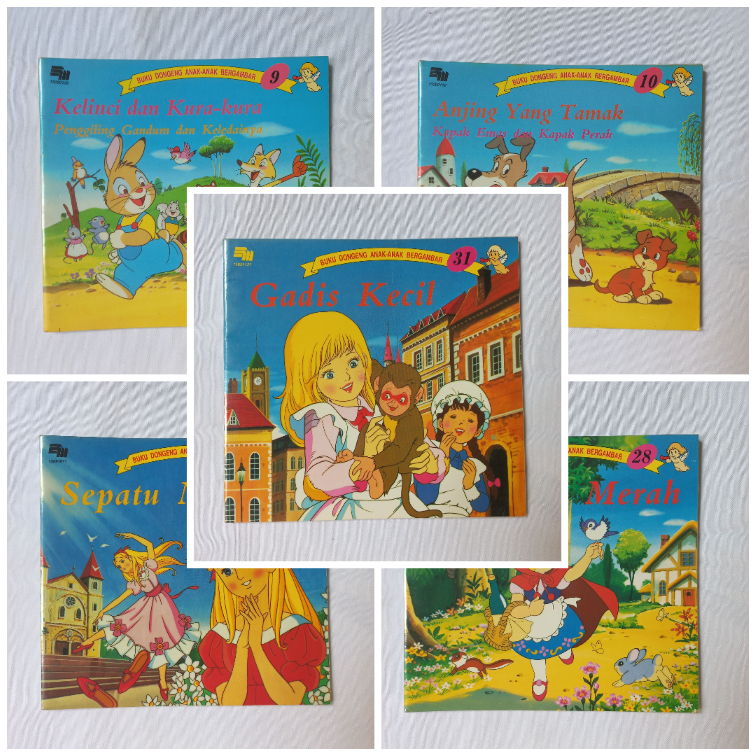 [PB/RARE] Seri Buku Dongeng Anak-Anak Bergambar (No. 01-40)