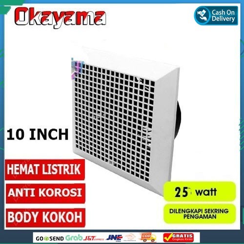 Exhaust Fan Dinding / Kipas Angin Hexos 8 Inch / 10 Inch / 12 Inch WEF 890 / WEF 893 / WEF 1295