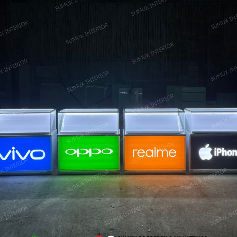 ETALASE SHOWCASE HP OPPO VIVO REALME INFINIX SAMSUNG IPHONE XIAOMI
