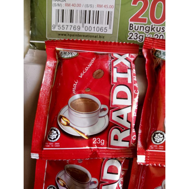 

Kopi Radix (Kopi pracampuran) 23g