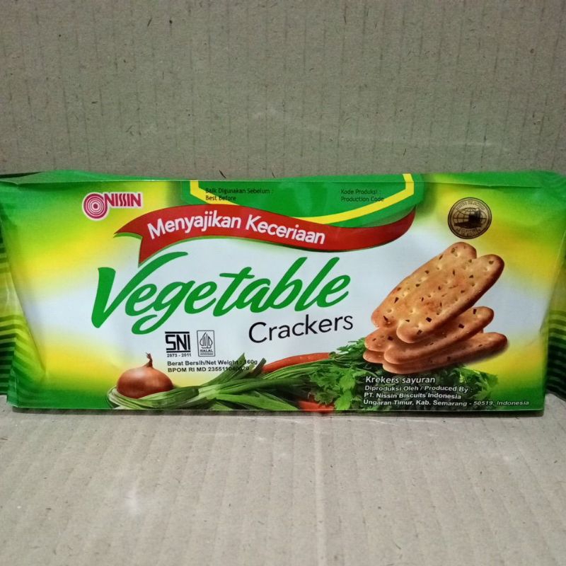 

Nissin Vegetable Crackers 160g