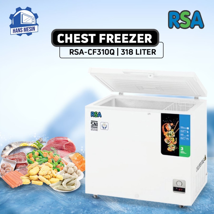 RSA CHEST FREEZER CF-310 / CF 310 / CF310Q / 318 LITER