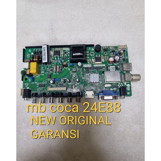 KODE G54H MB COCAA 24E88 MAINBOARD COOCAA 24E88 COCA 19E88 MB COOCAA MB NEW BARU ORIGINAL
