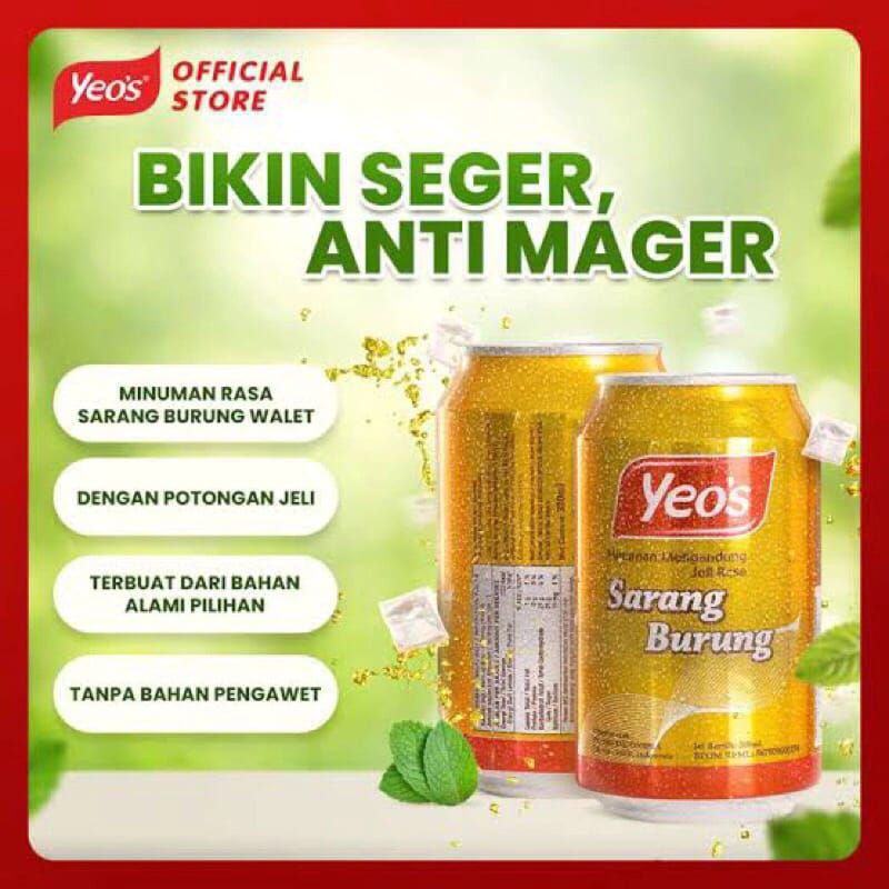 

Yeo's Bird Nest Yeos Sarang Burung Jeli Rasa 1 Kaleng 300 ml
