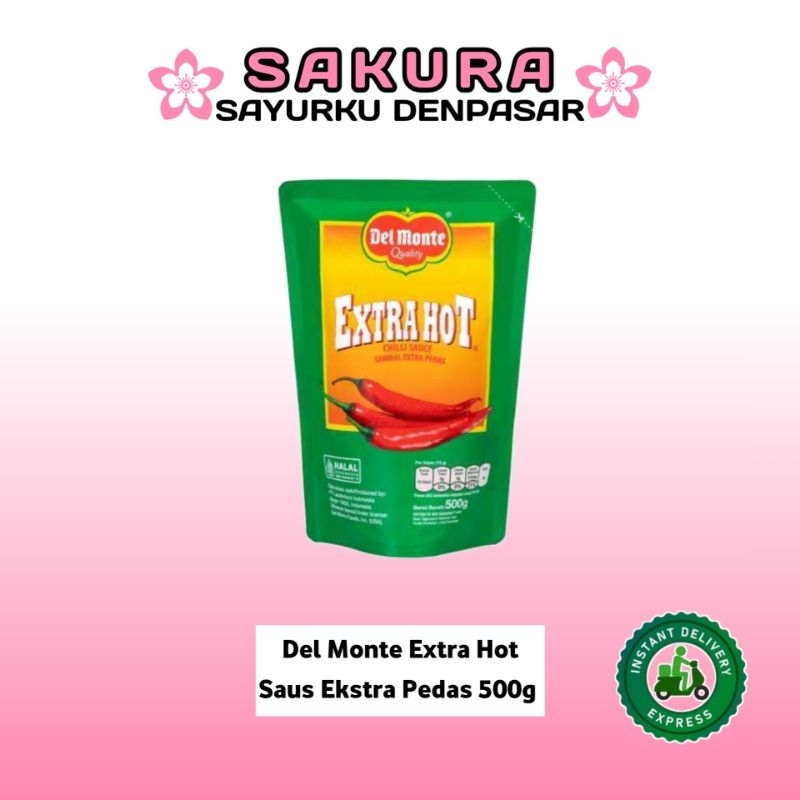 

Del Monte Extra Hot Saus Sambal 500g - SAKURA