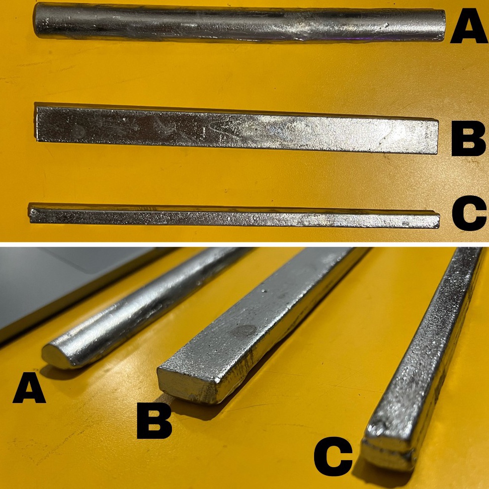 TERMURAH Timah Kiloan Batangan Pb Lunak  Lembek Batang 1kg p Z8W2