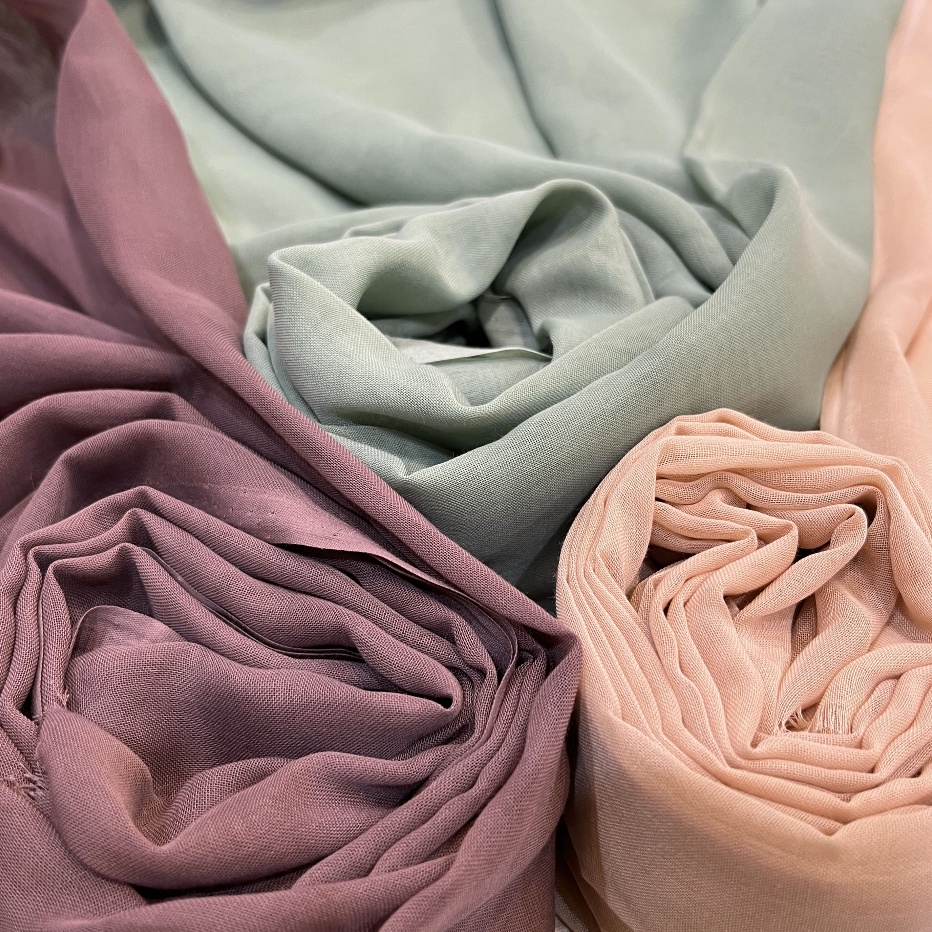 COD NEWPRODUCT Kain Voile Paris Premium  Paris Premium  Bahan Hijab Voile Paris Harga per 115m
