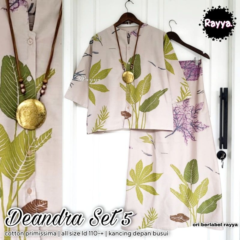 Deandra set 5 original rayya batik