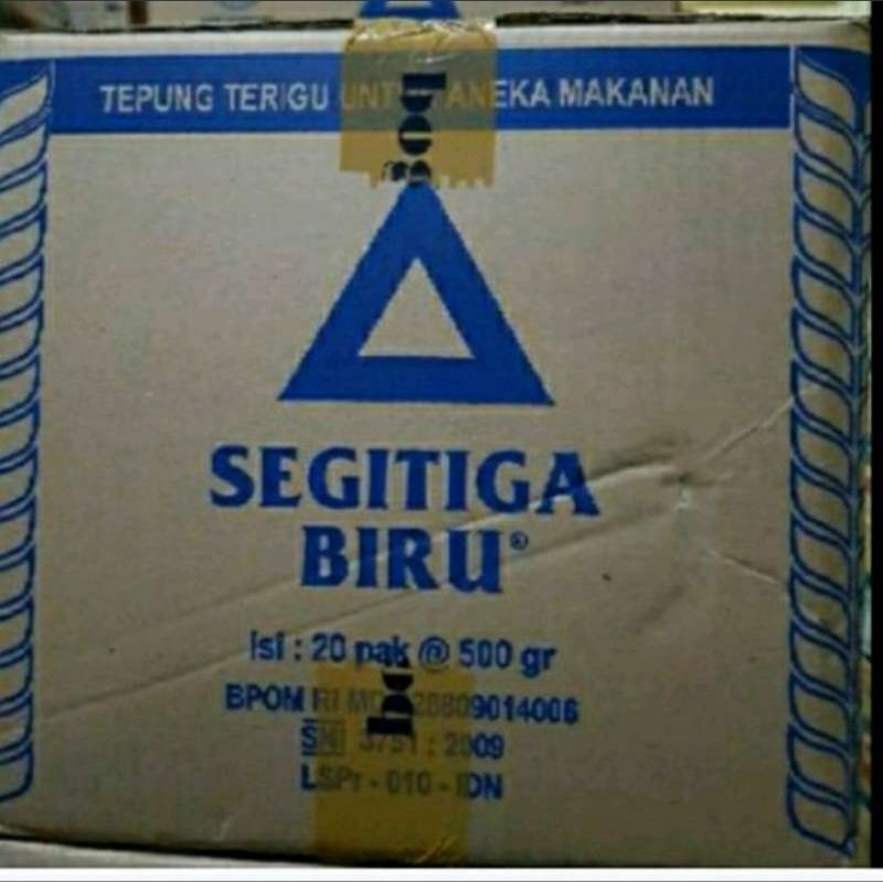 

TEPUNG TERIGU SEGITIGA BIRU 500 GRAM DUS ISI 20 PCS