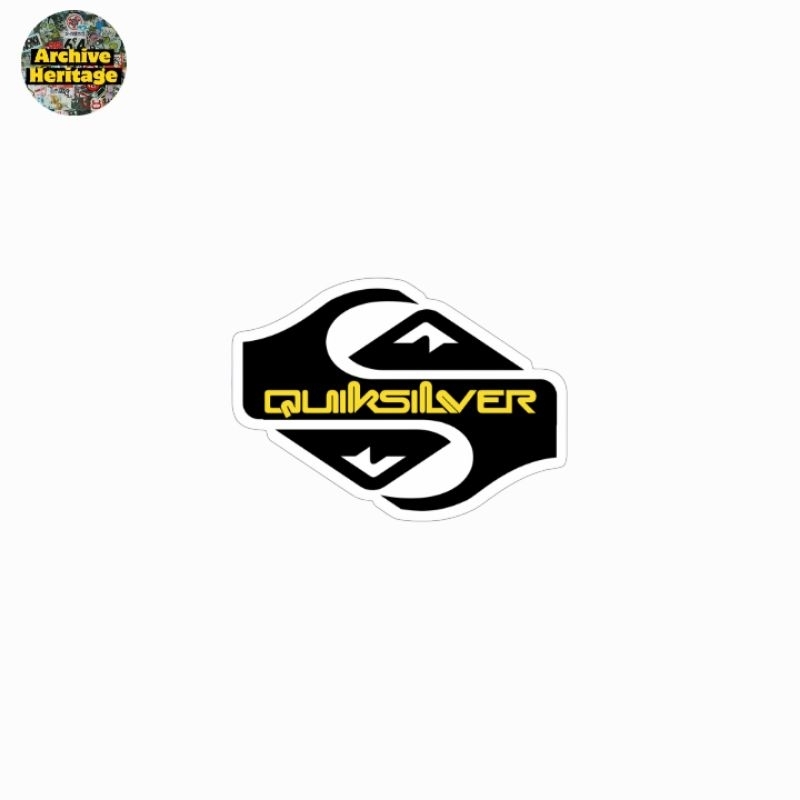 

sticker Quiksilver logo brand surf sportswear stiker