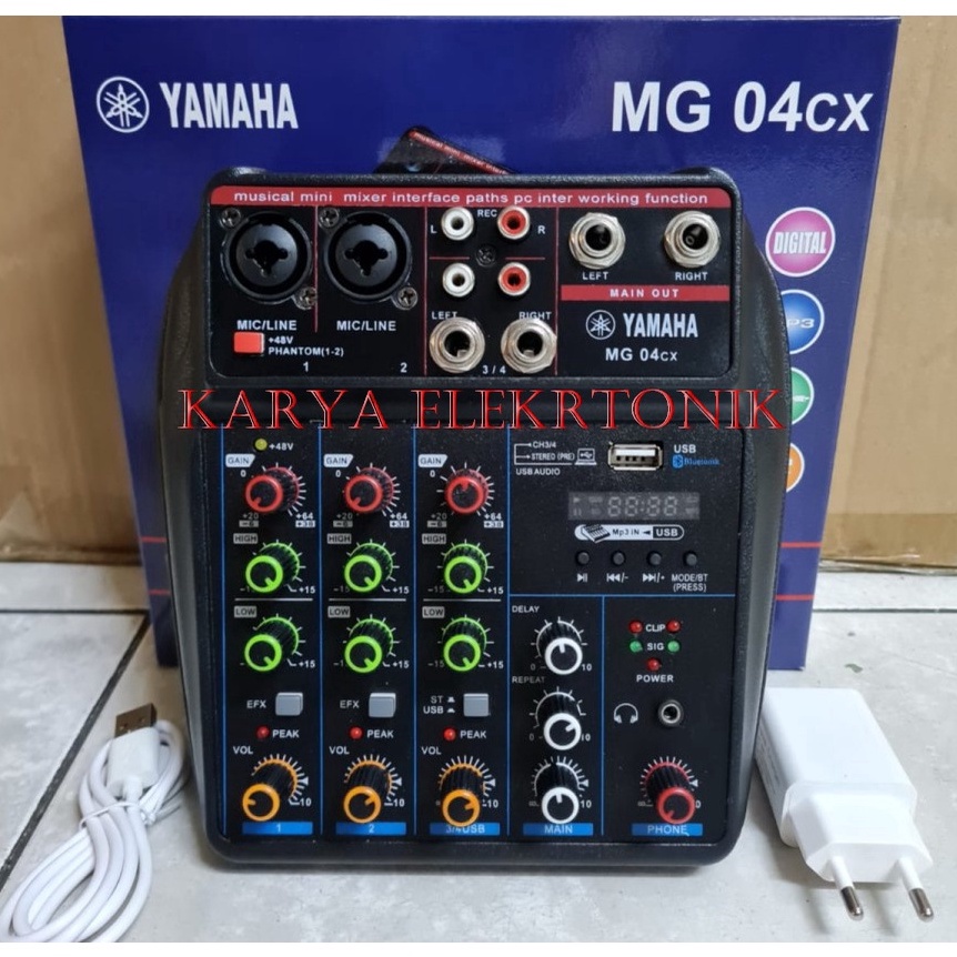 KODE U14H MIXER YAMAHA MG 4CX  MG4CX MG 4 CX  MG4CX GRADE A 4 CHANNEL