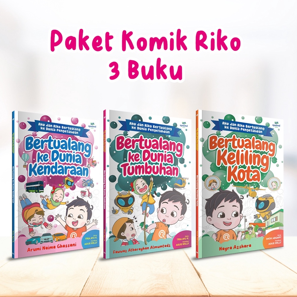 KODE Y34W Paket 3 Komik Riko Special The Series  Buku Anak Bergambar Full Color