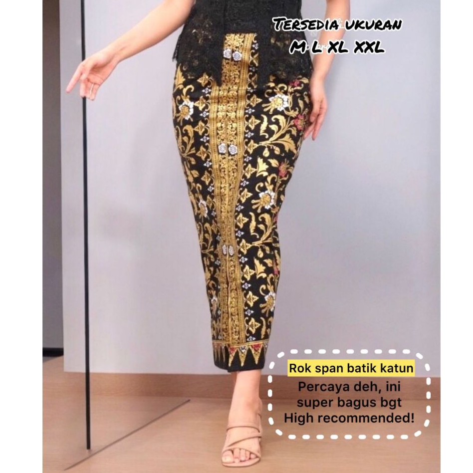 Kamen Jadi Motif Prada Ukir Rok Prada Style Bali Rok Span Bawahan Kebaya Katun Strait Rok Batik Panj