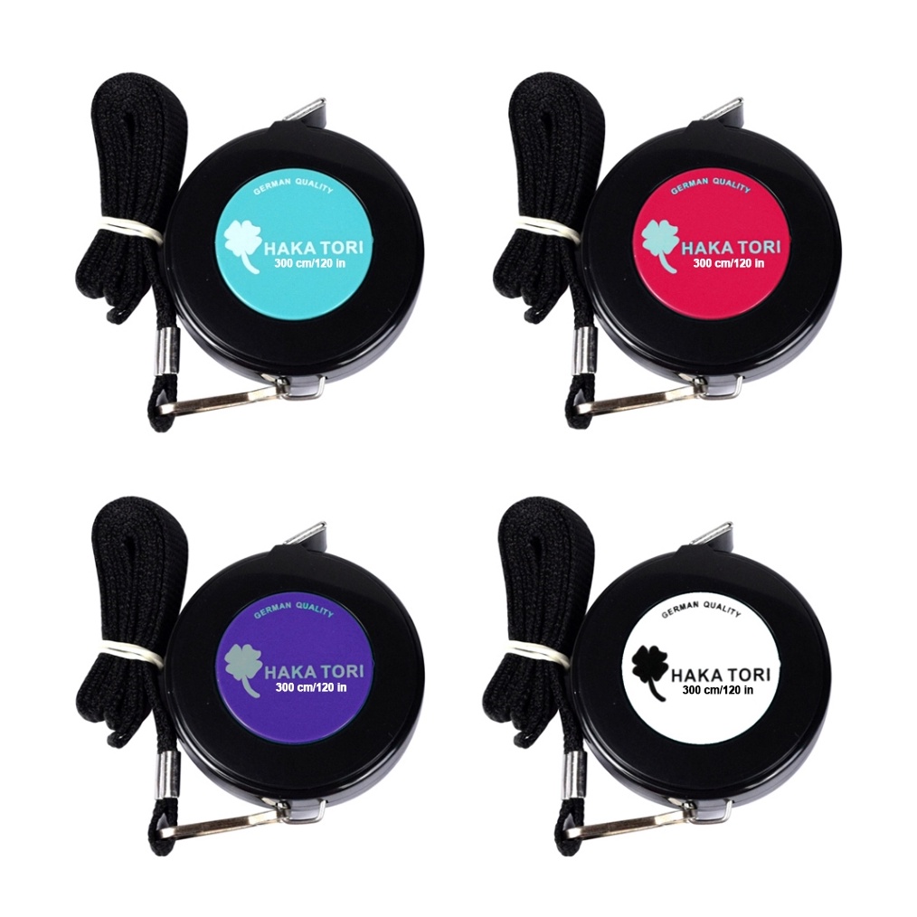 

KODE R15O HAKATORI RONDOA Meteran Roll Jerman KainBajuBadan 3 cm Gulung Tarik