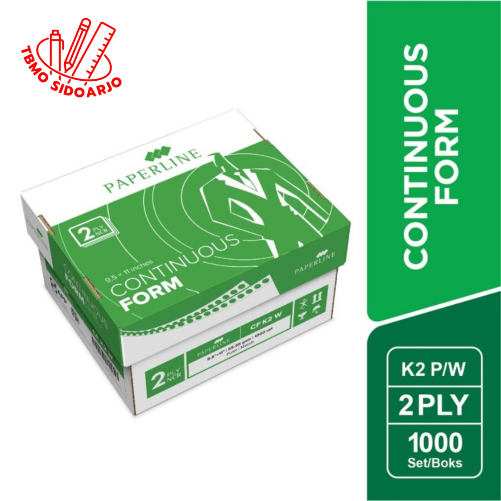 

TBMO Continuous Form Paperline 2ply 9,5'x11' Full Warna