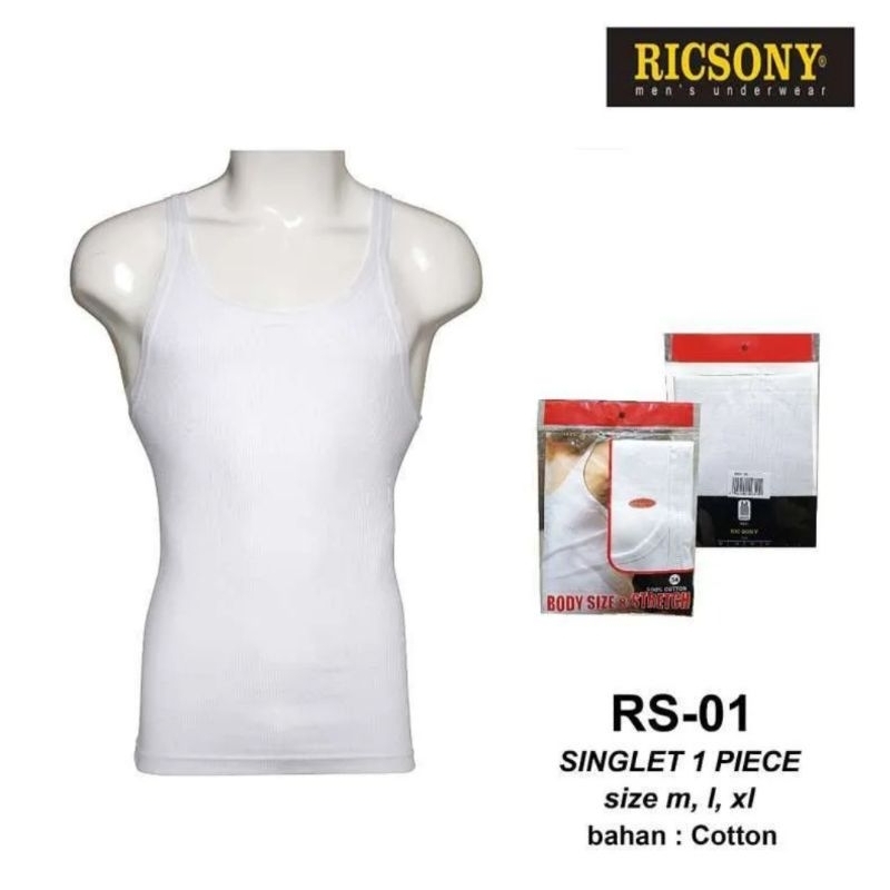 Ric Sony Kaos Dalam Ricsony Singlet Ric Sony