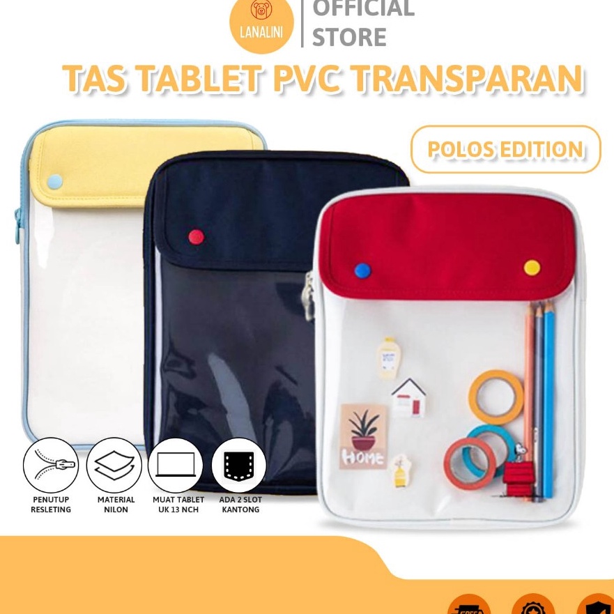 KI3 Sleeve Tas Portable Bag Cover Tablet Tahan Air Guncangan Karakter Snoopy Kakao Lucu Huawei Matep