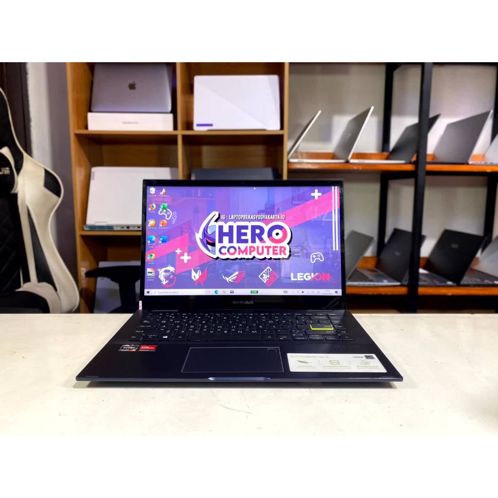 Laptop ASUS Vivobook Flip TM420UA, AMD ryzen 5 5500U (8/512) Black