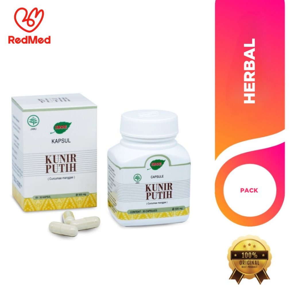 IBOE KUNIR PUTIH 500MG 30 KAPSUL