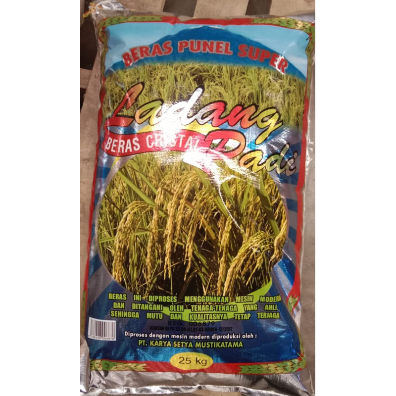 

Beras punel premium ladang padi 25 kg (hanya instant)