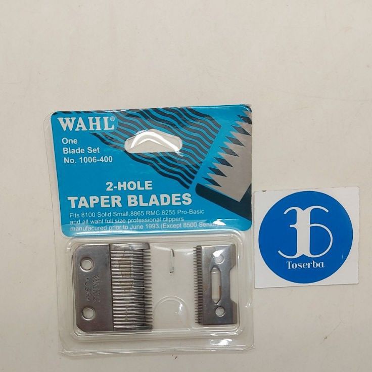 

Model Terkini Mata Pisau Alat Cukur Wahl 2 Hole Tapper Blade