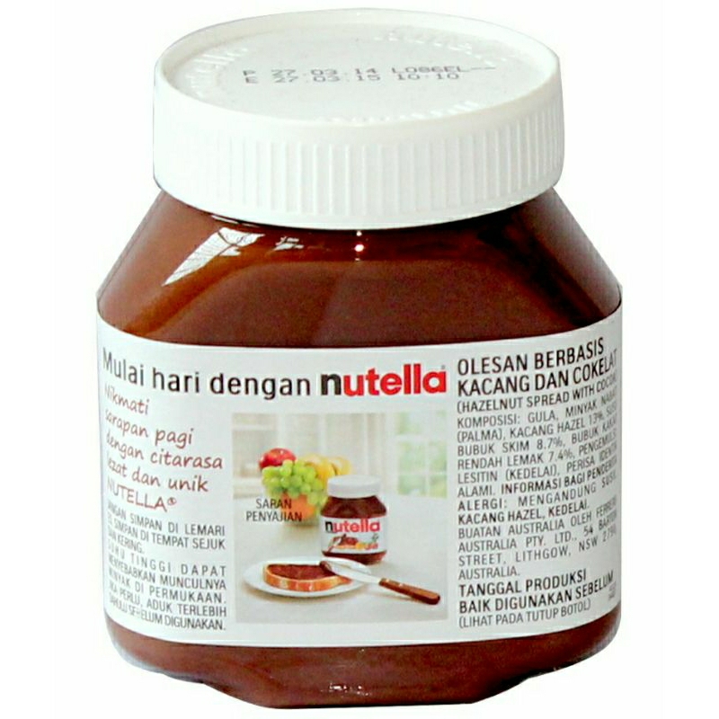 

Nutella Jam Spread Kecil Hazelnut 200g