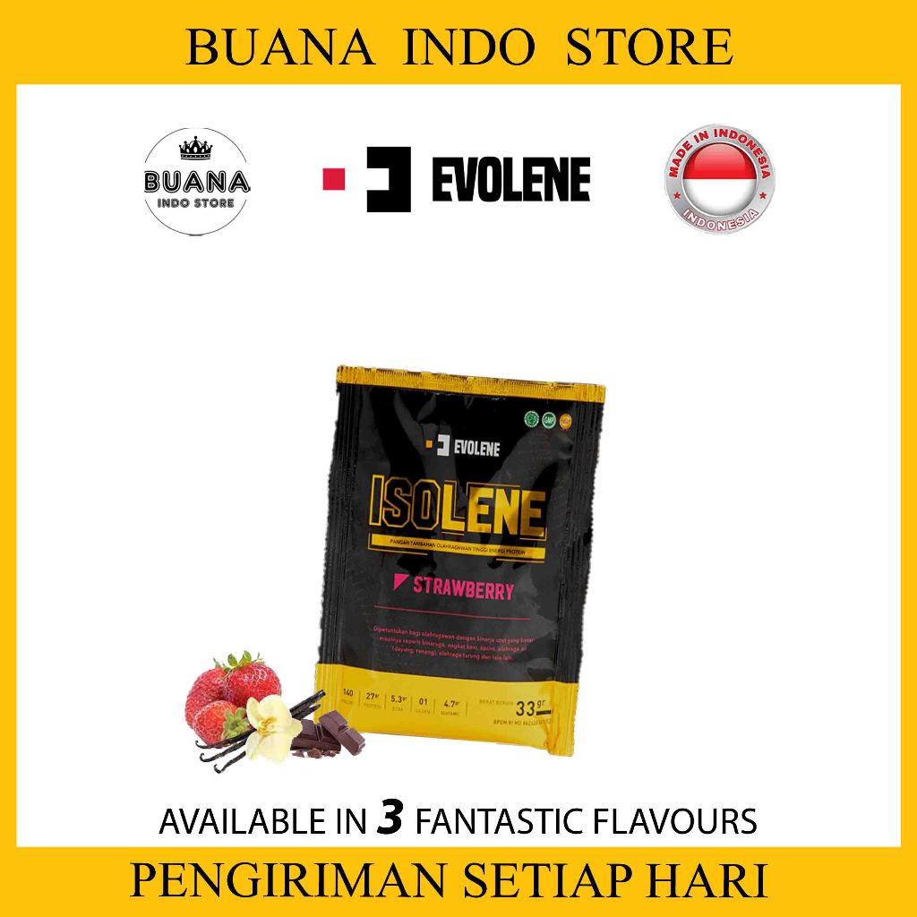 Evolene Isolene Sachet Whey Protein Isolate SUSU GYM - Suplemen Fitness - Suplemen Workout