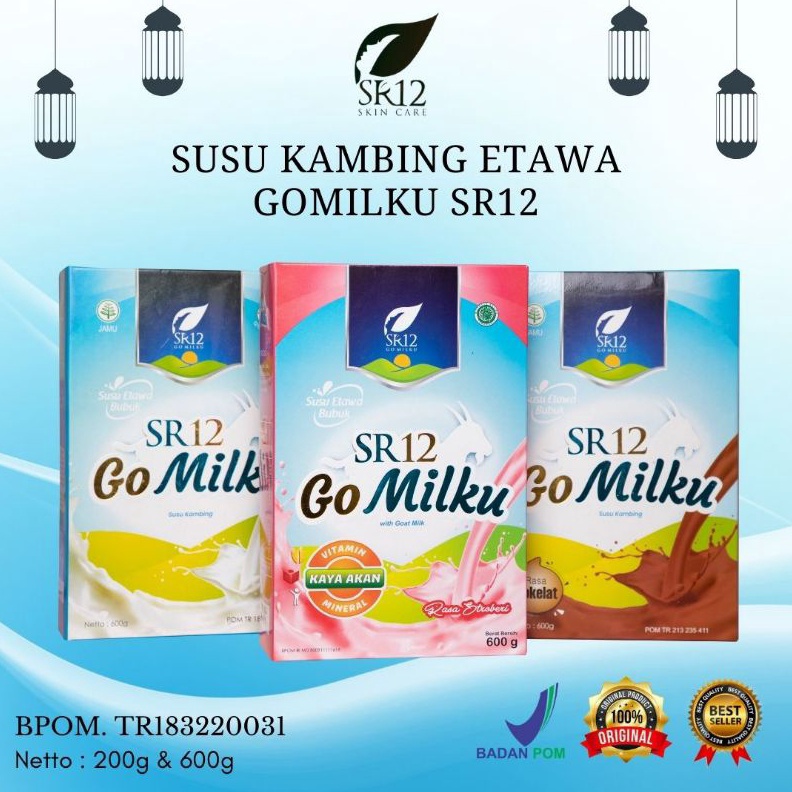 

Terlaris Go Milku SR12 Halal Susu Kambing Etawa Premium Gold Original Terlaris Promil Bumil Busui Lansia