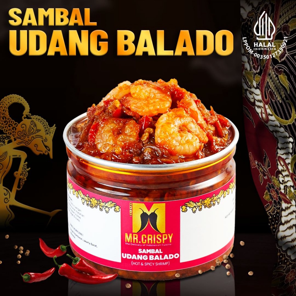 

Terlaris Sambal Udang Balado Sambel MrCrispy