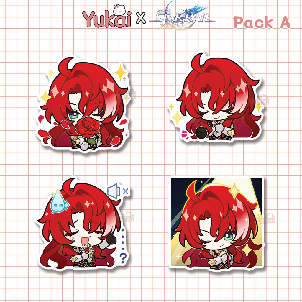 

Stiker Pack Argenti Honkai Star Rail (HSR) Premium, Sticker Anime Waterproof