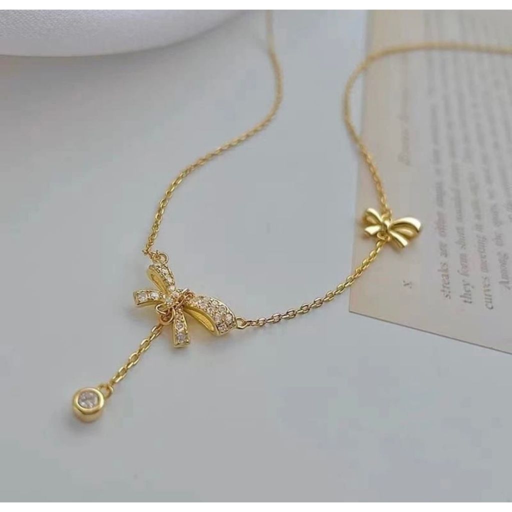 Keenan Store - kalung titanium fashion 2 pita Terbaru