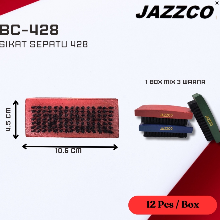 PALING AMPUH 1 Box 12 Pcs SIKAT SEMIR SEPATU JAZZCO BC428  SIKAT SEPATU
