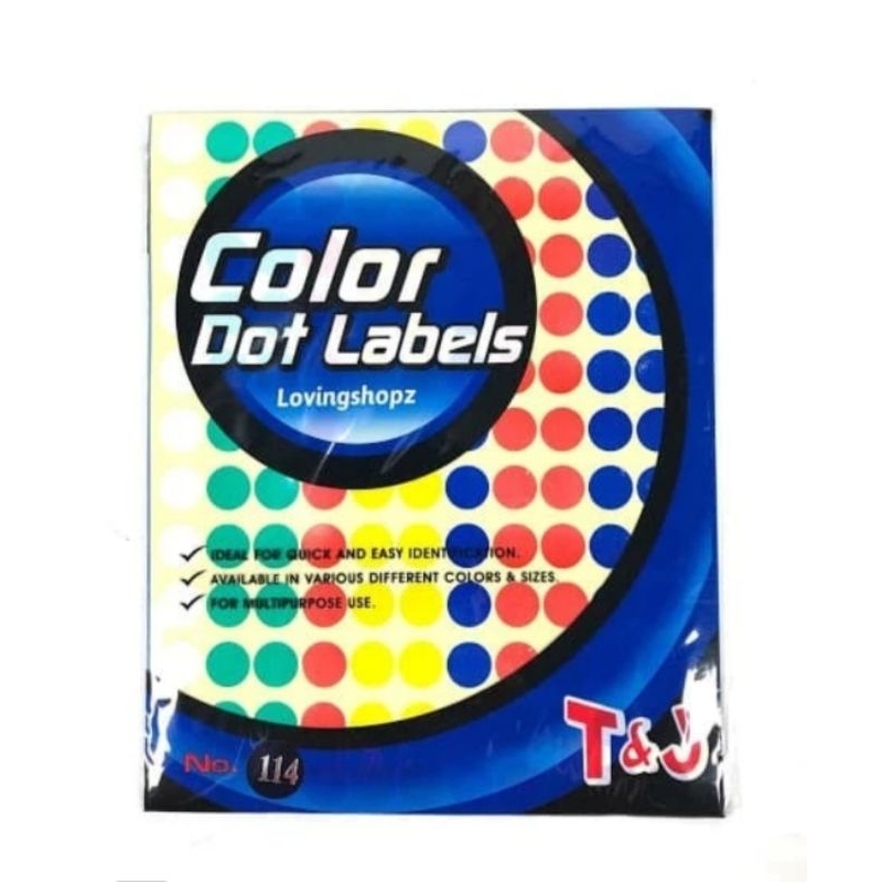 

Label Tom and Jerry 114 Warna Dot Campur