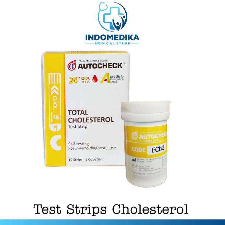Harga TERMURAAH Strip Kolesterol Autocheck  Strip Cholesterol AutoCheck  Autocheck Cholesterol