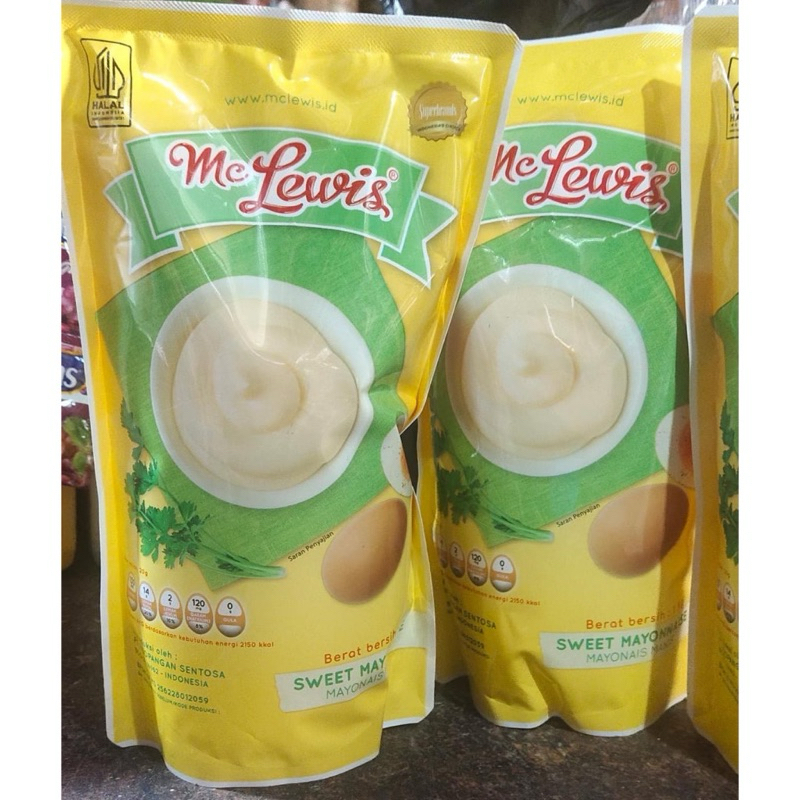 

TERMURAH!!! MC Lewis Mayo Sweet 1 kg - MAYONNAISE- / MAYO