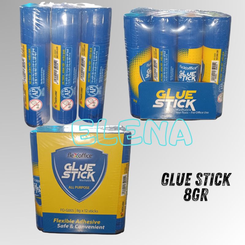 

glue stick 8 gr flex office/glue stick kecil