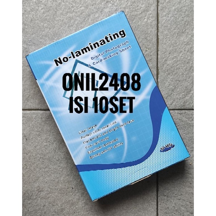 

Kes PVC ID Card PVC Sheet ID Card Kes ID Card isi 1 Set Bahan ID Card