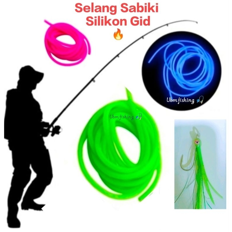 Selang GID Glow in the Dark / Bulu Mutiara Umpan gid | Umpan Luminous ASSIST HOOK