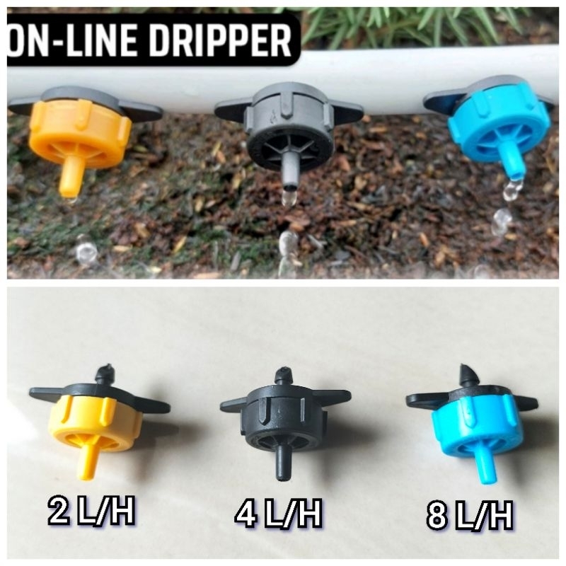 IRIGASI TETES / ON LINE DRIPPER / DRIP EMITTER