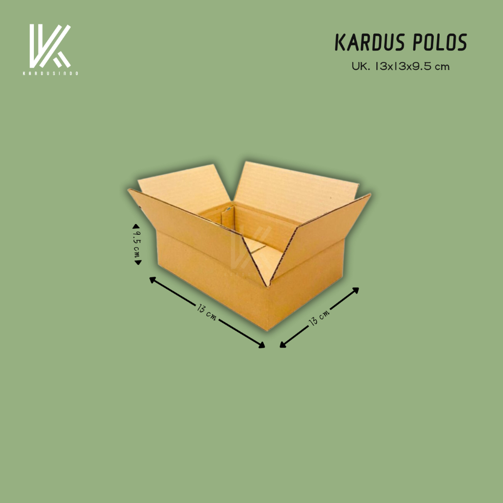 

KARDUS BOX POLOS BARU UK 13x13x9,5 CM