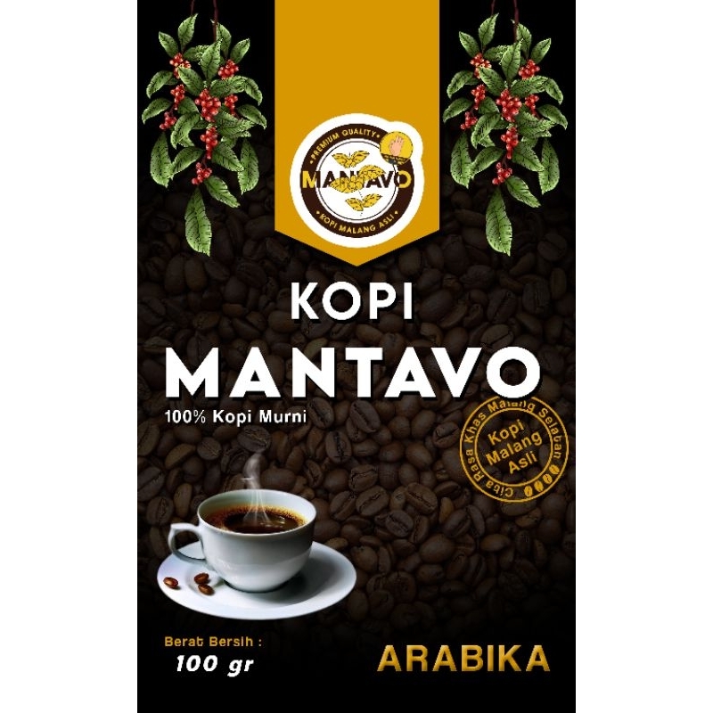 

Kopi Bubuk Arabika Mantavo