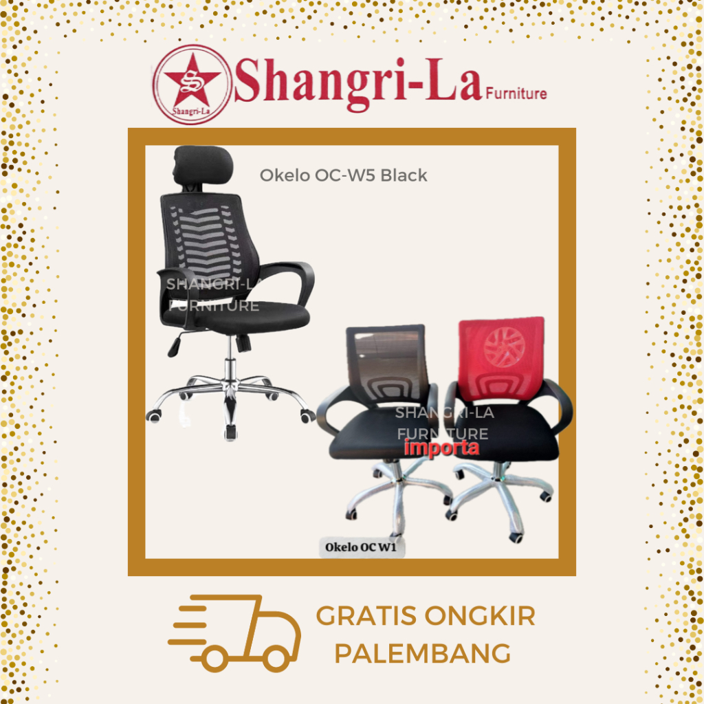 Kursi Staff Kantor Putar - Okelo Kursi Kantor Headrest