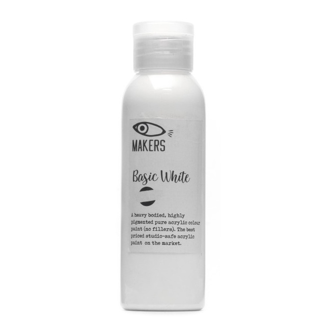 

Basic White Acrylic Paint 1ml by MAKERS