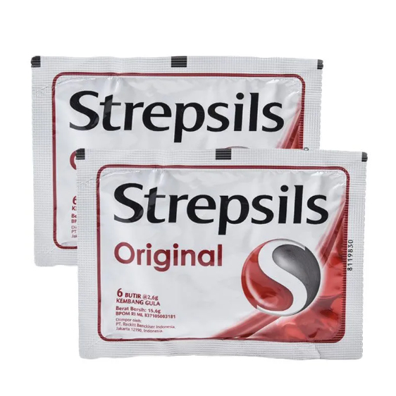 

Strepsil Tablet Original 6 Butir / Untuk Melegakan Tenggorokan