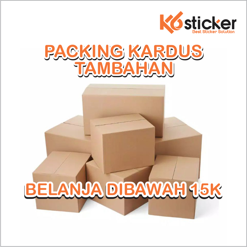 

Extra Tambahan Packing Dus Second KARDUS BELANJA DIBAWAH 15 K