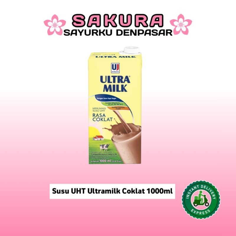 

Susu UHT Ultramilk 1000ml - SAKURA