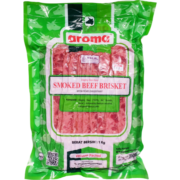 

Aroma Smoked Beef Brisket 1kg / Smoked Beef Brisket