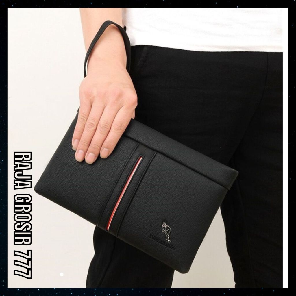 YUESKANGAROO Tas Dompet Pouch Pria Tas Pouch Wallet Pria TDP 80